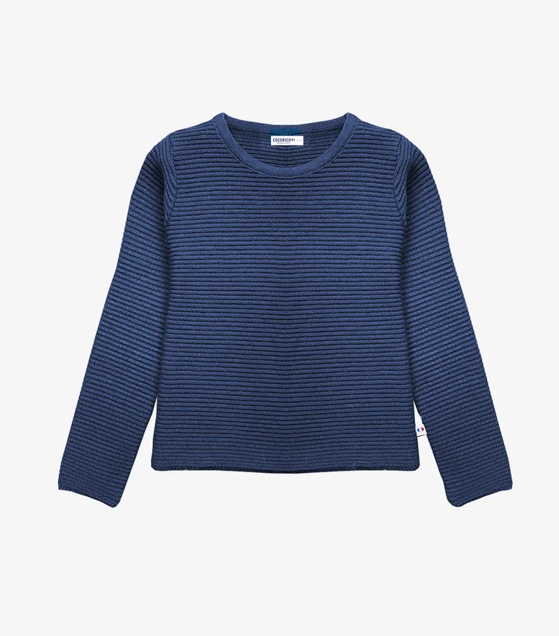 Pull Femme Laine Bleu - Melody