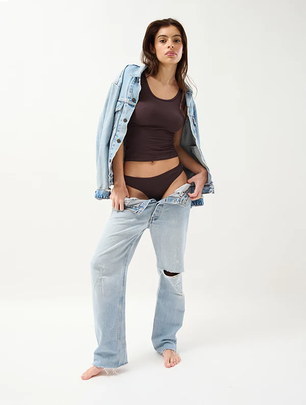 Culotte Iris - Coton Bio - Dark-Taupe