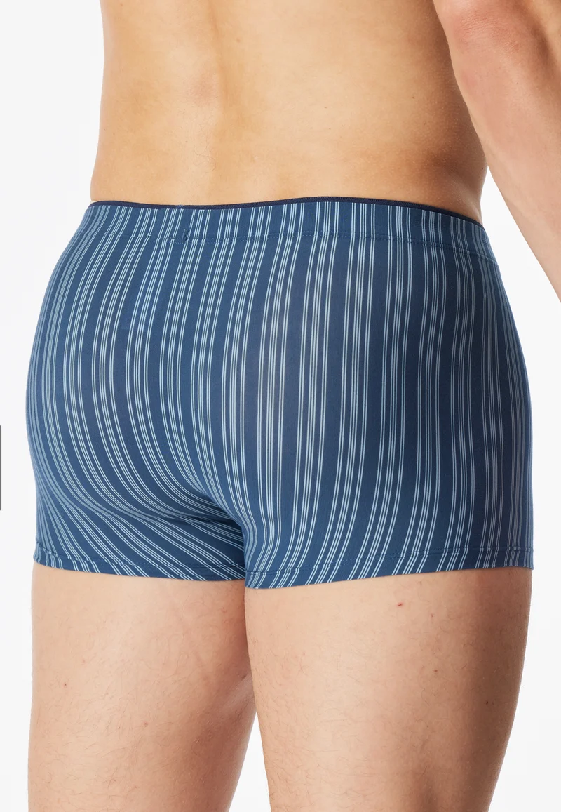 Enge Boxershorts Blau gestreift - Long Life Soft