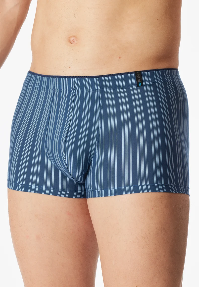 Enge Boxershorts Blau gestreift - Long Life Soft