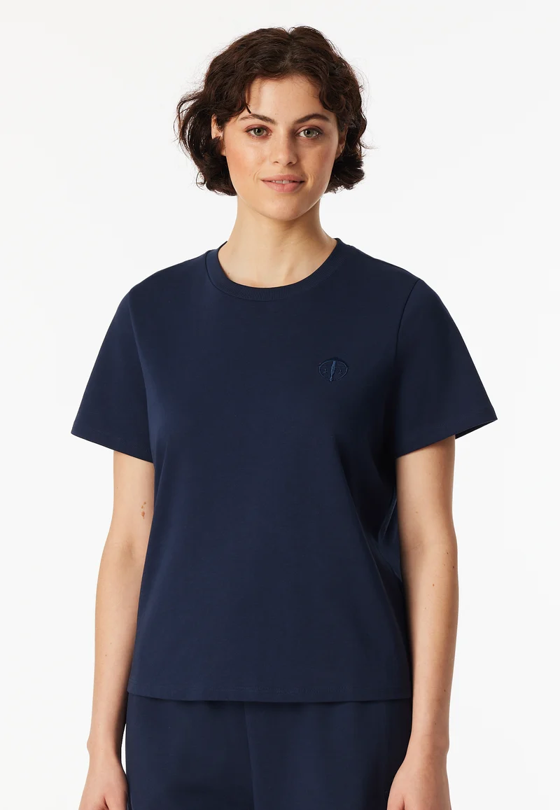 T-Shirt Blau - SCHIESSER 150 Years