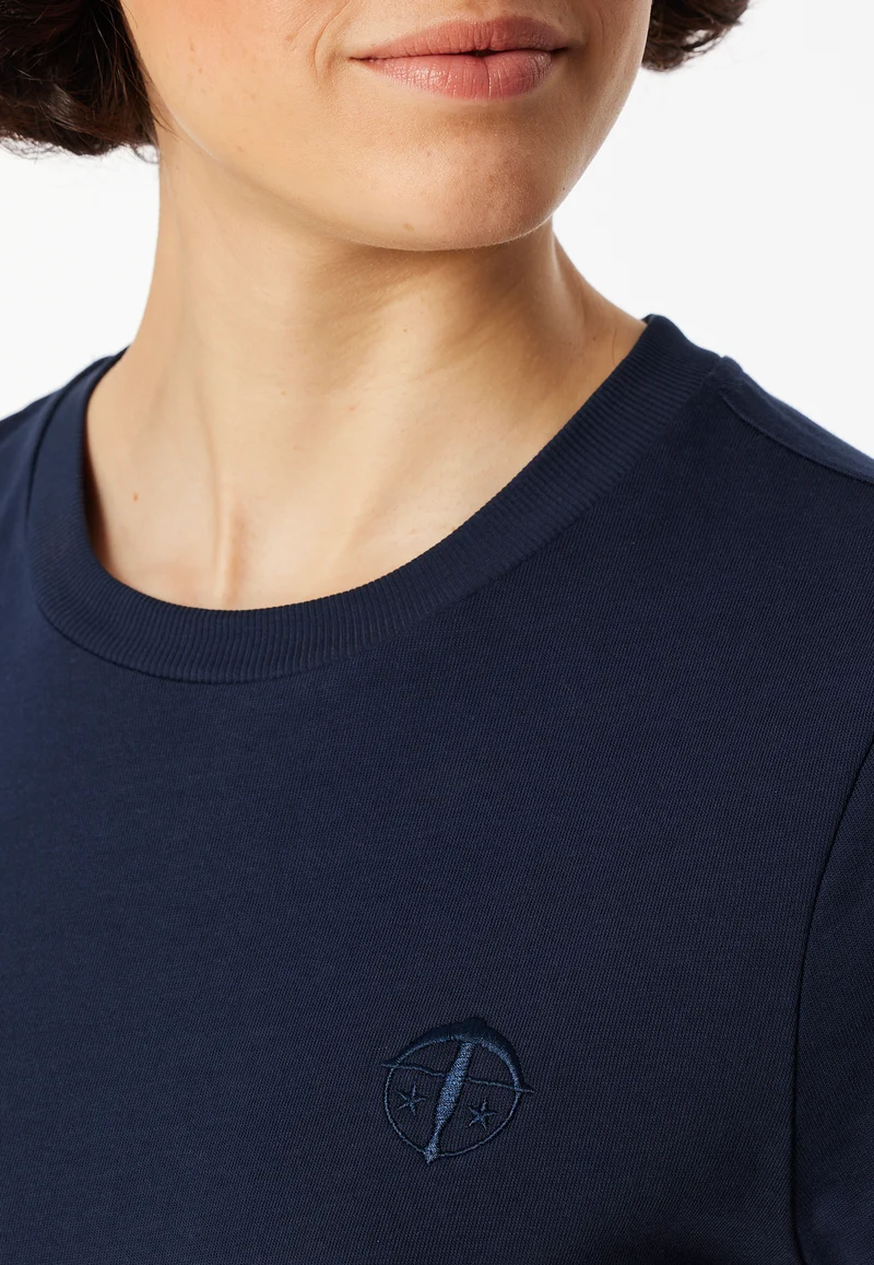 T-Shirt Blau - SCHIESSER 150 Years