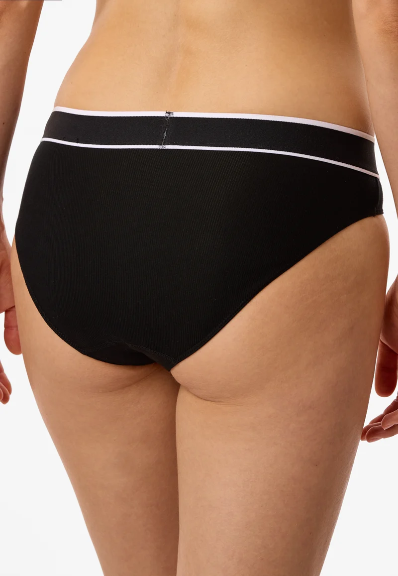 Slip Schwarz - Pure Rib