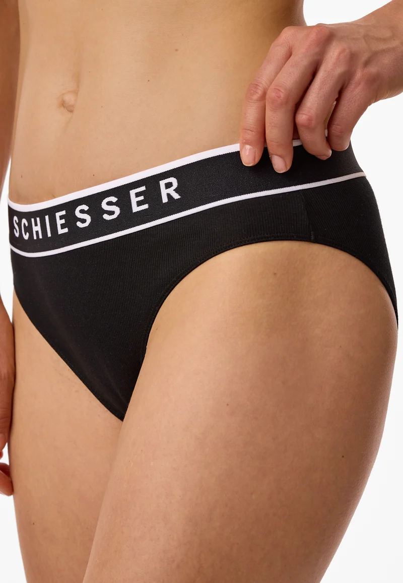 Slip Schwarz - Pure Rib