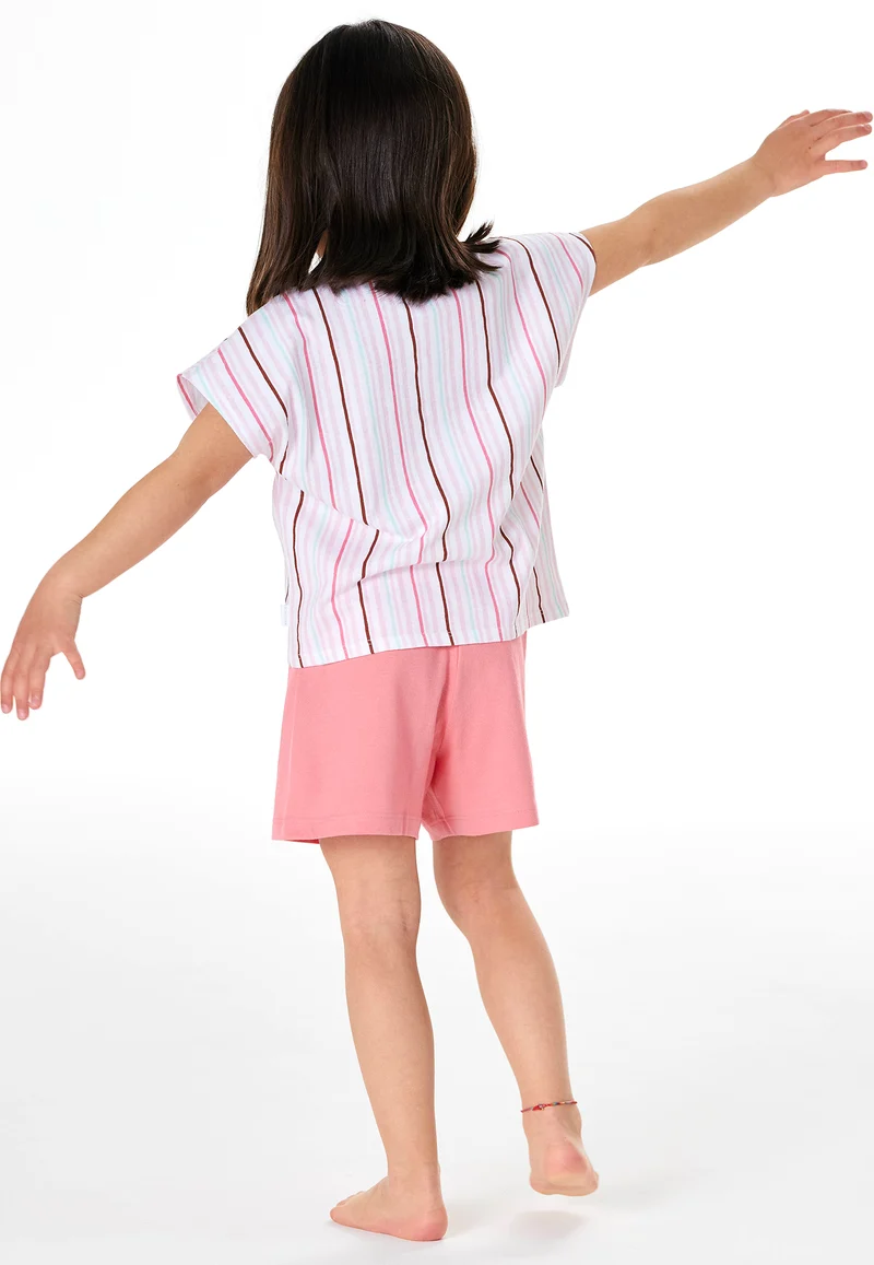 Schlafanzug kurz Bunt gestreift - Kids Nightwear
