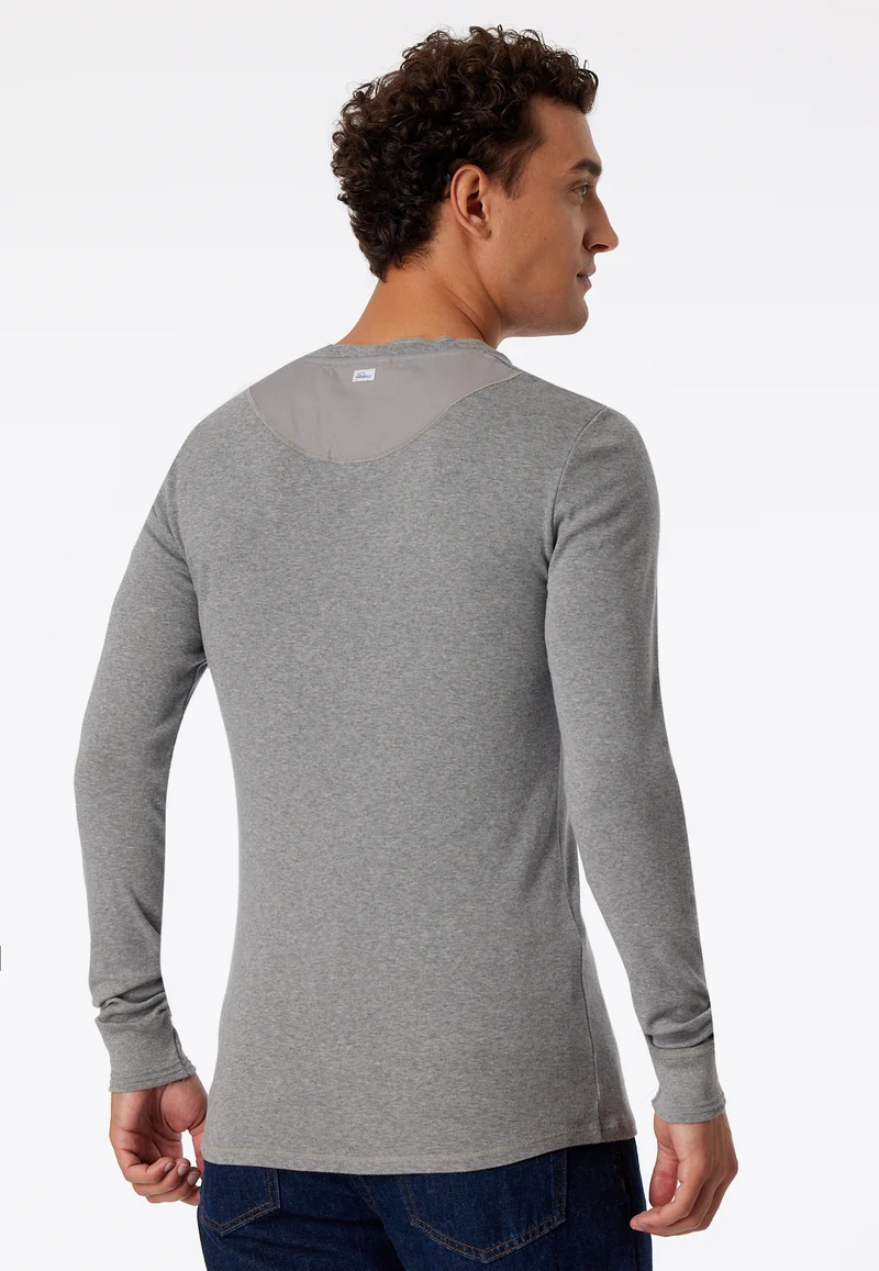 Shirt Feinripp Grau - Revival Karl-Heinz