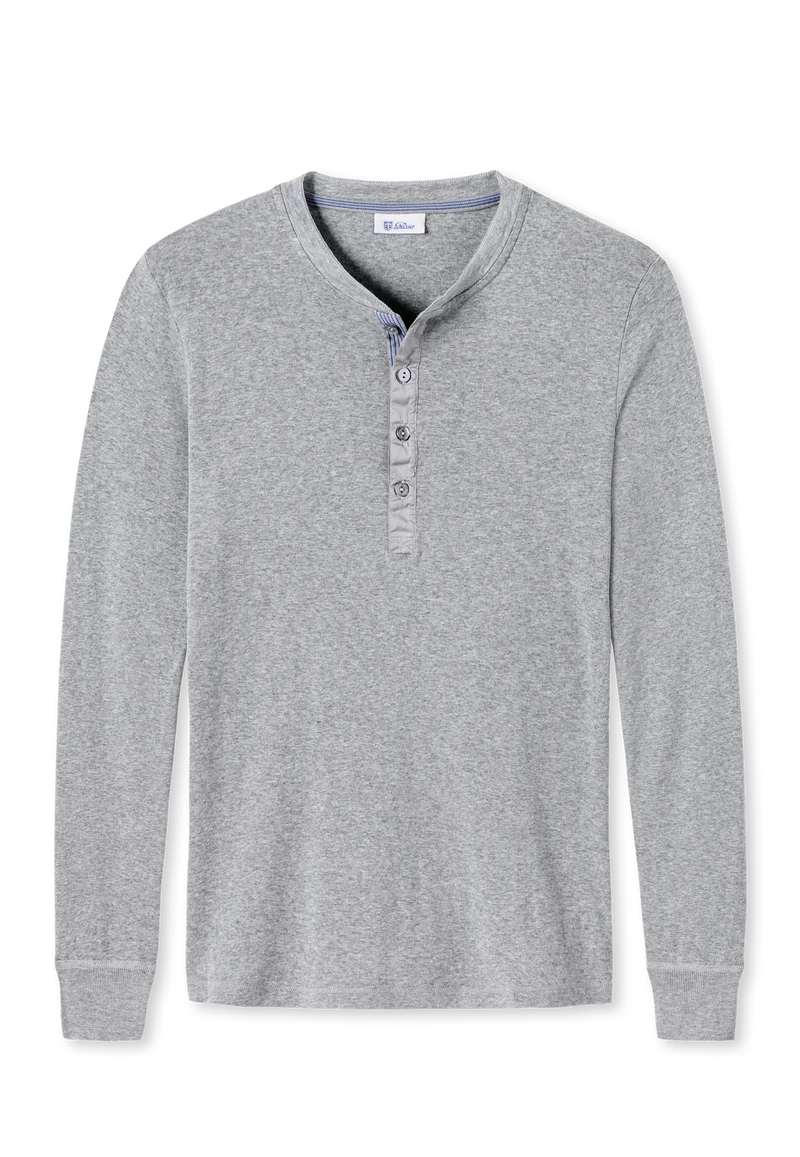 Shirt Feinripp Grau - Revival Karl-Heinz