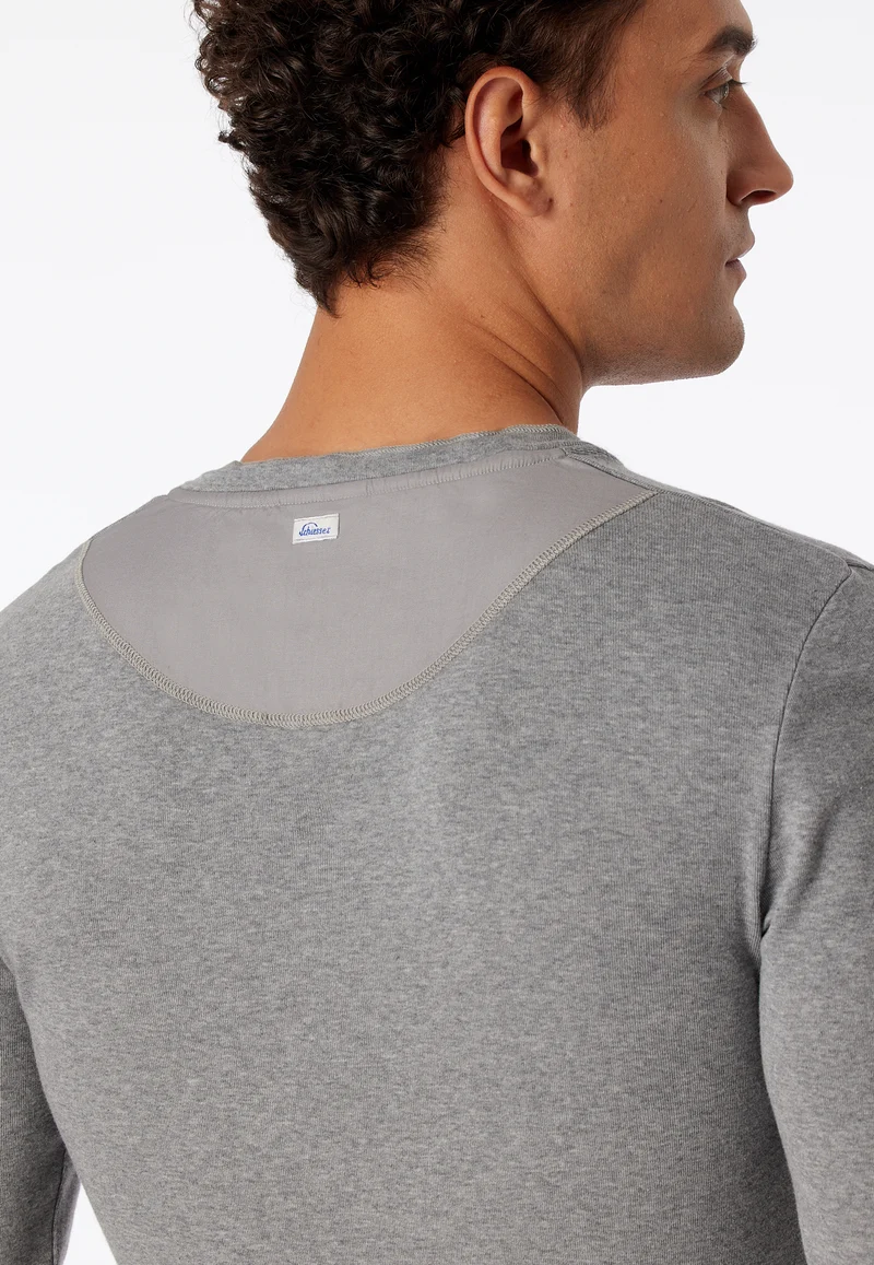 Shirt Feinripp Grau - Revival Karl-Heinz