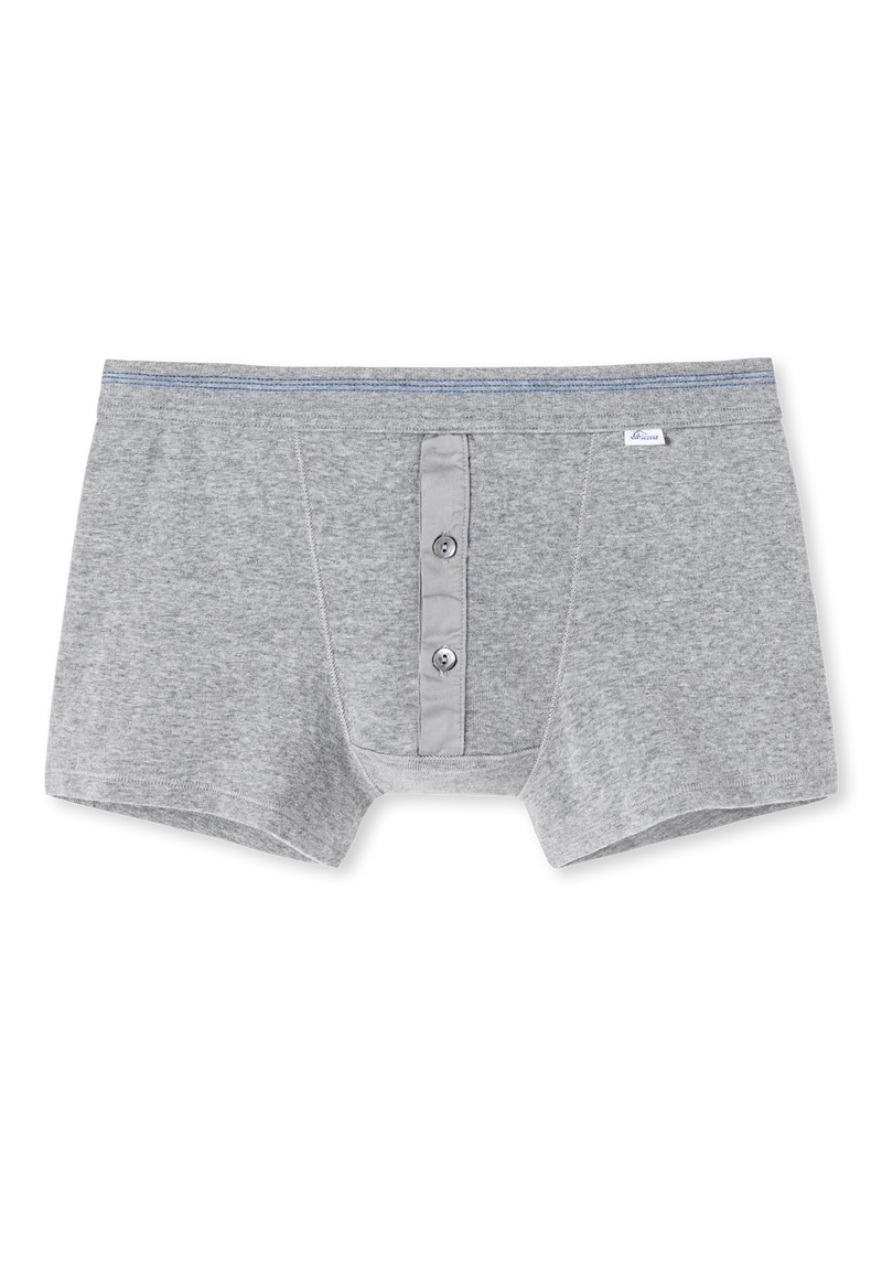 Enge Boxershorts Feinripp Grau - Revival Karl-Heinz
