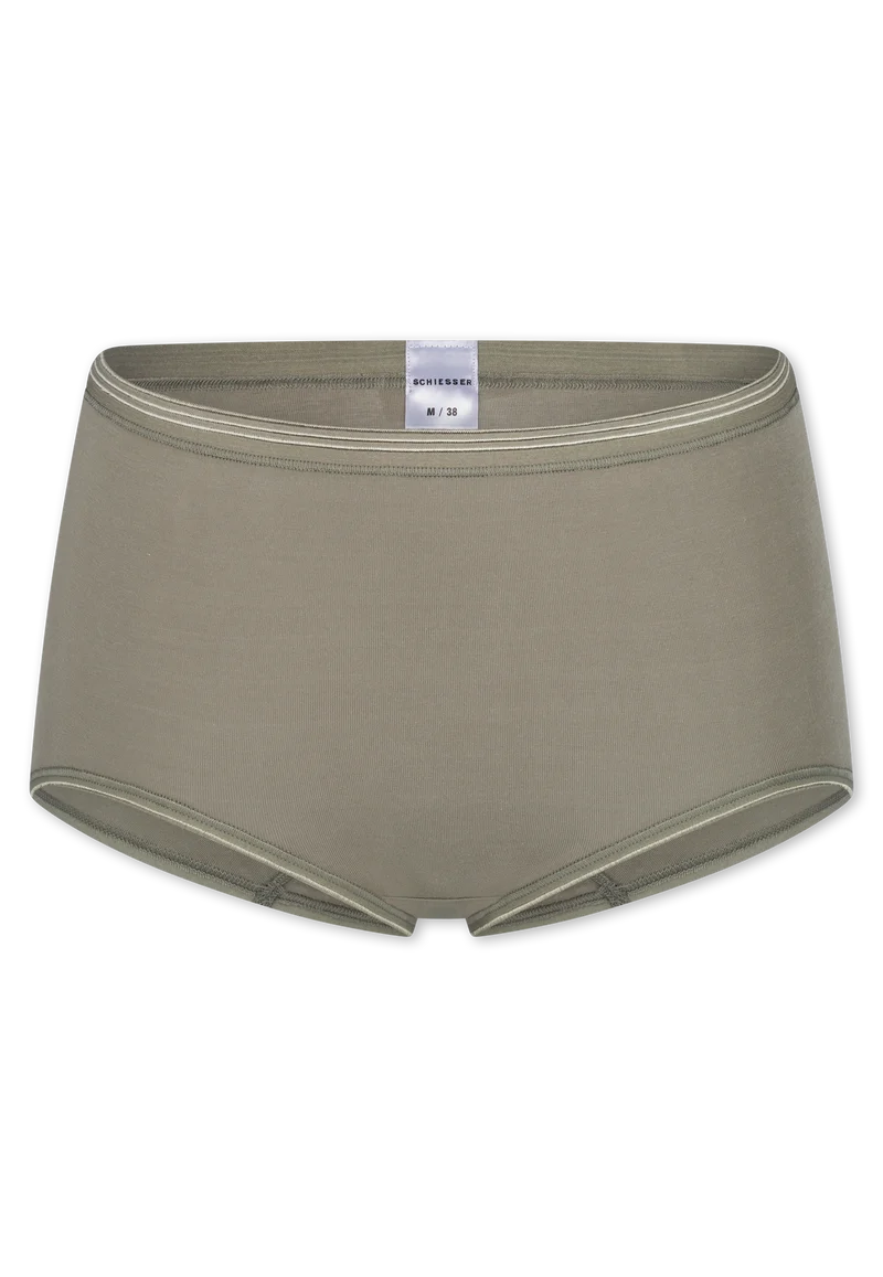 High Waist Slip Oliv - Luxury