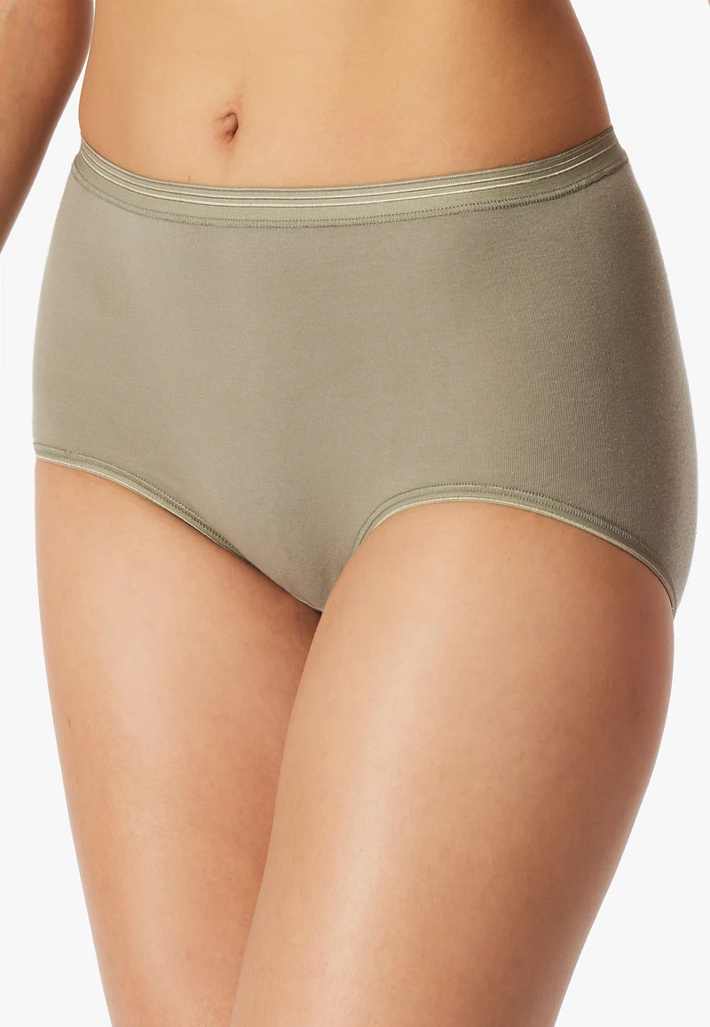 High Waist Slip Oliv - Luxury