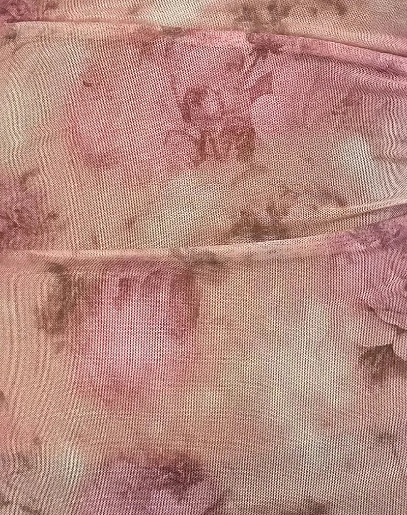 Top bandeau Bindu, pêche florale fumée