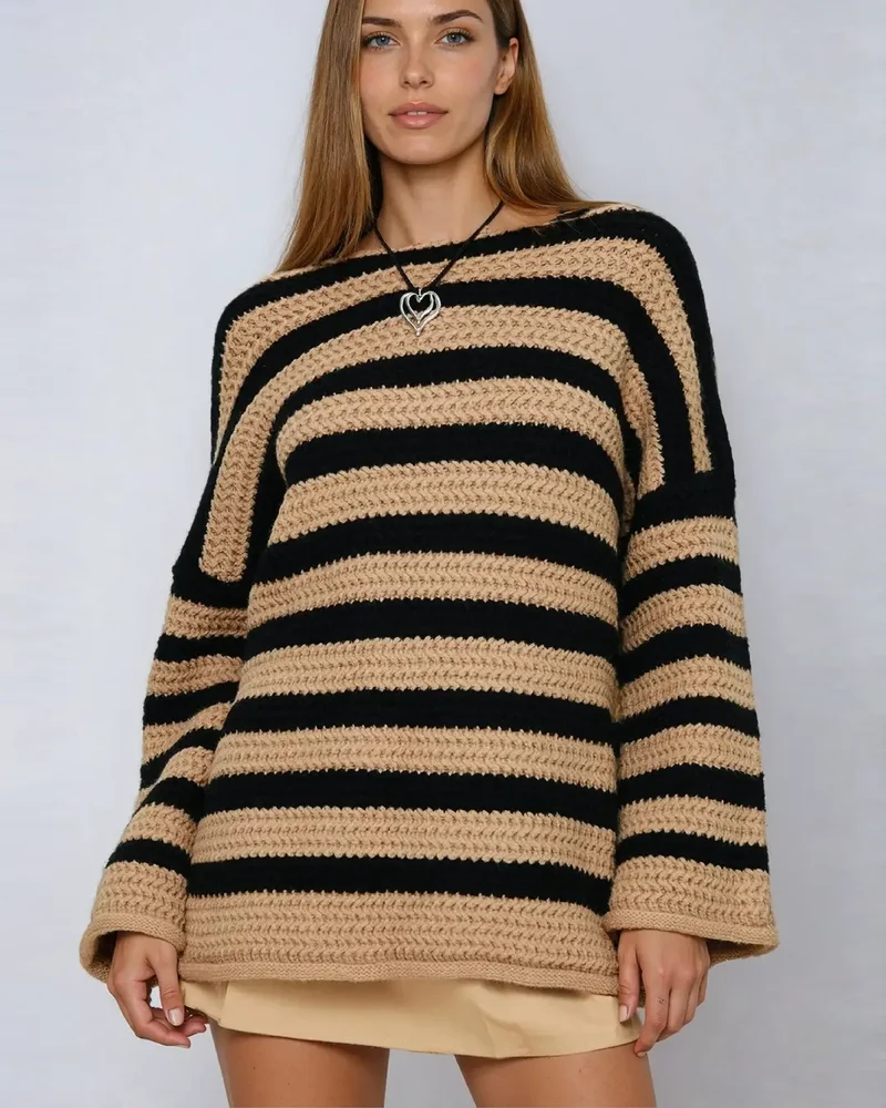 Pull Oversize Rayé - Adèle
