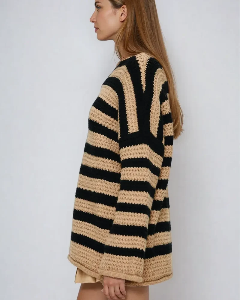 Pull Oversize Rayé - Adèle