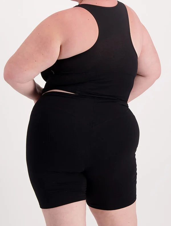Short Jaya - Coton Bio - Noir-Ebène