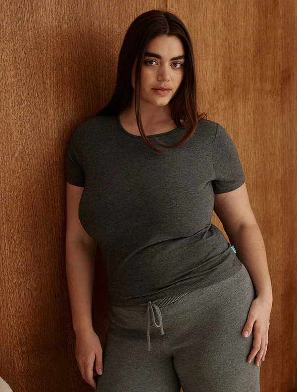 Nobratop® Zia - Coton Bio Gris - chiné-foncé