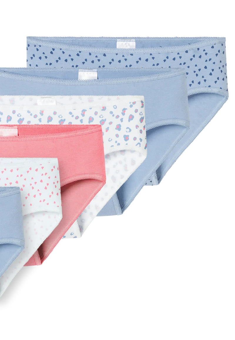 Slip 7er-Pack Bunt gemustert - 95/5