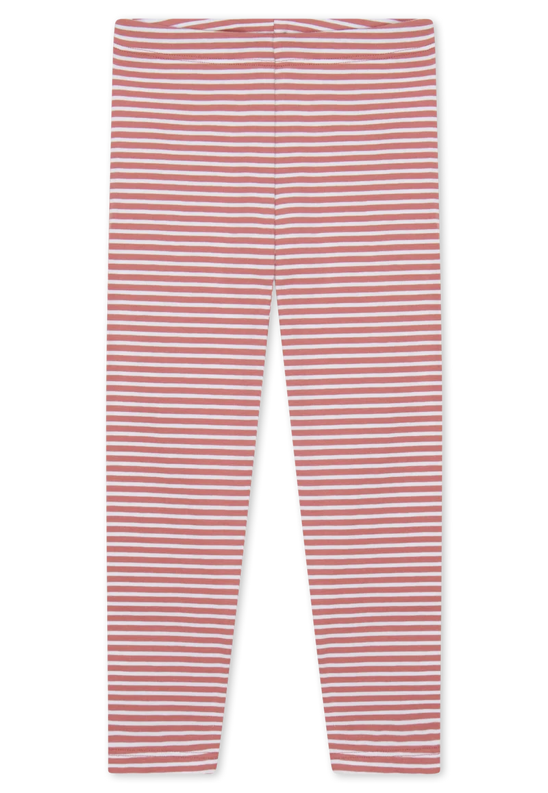 Schlafanzug Altrosa/Weiss gestreift - Kids Nightwear