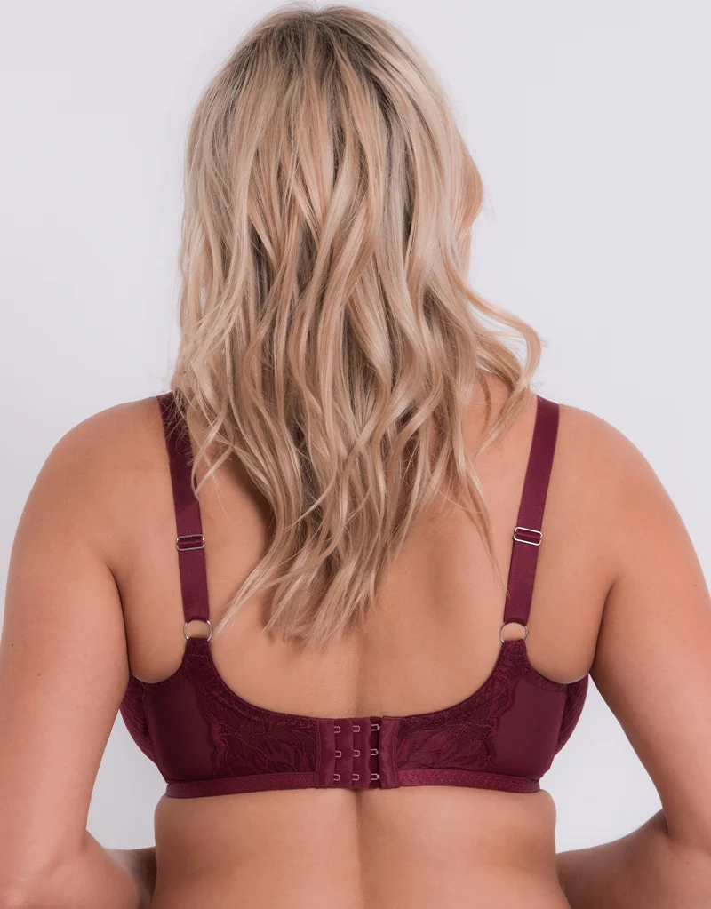 Curvy Kate Lace Daze Balcony Bra Claret