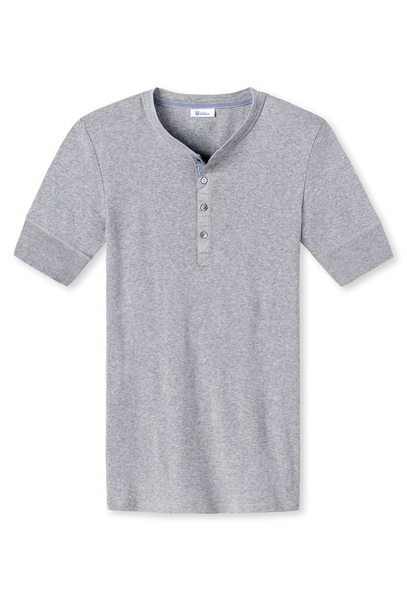 Henley T-Shirt Grau - Revival Karl-Heinz