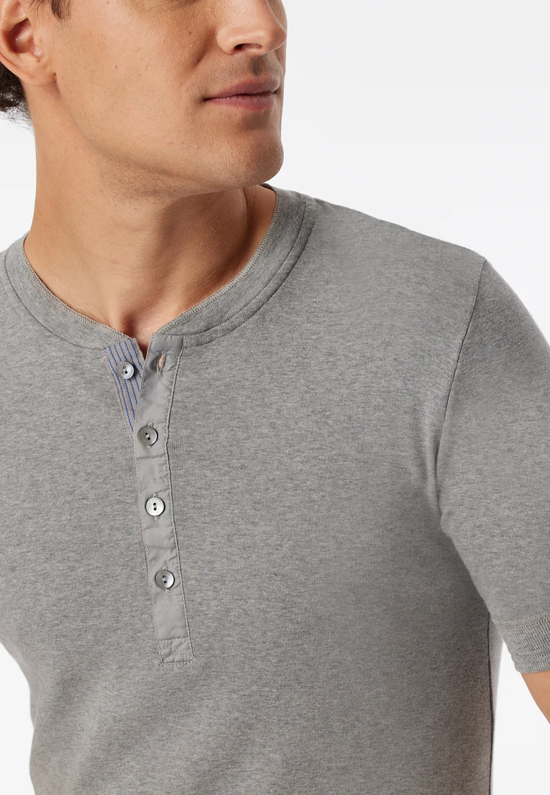 Henley T-Shirt Grau - Revival Karl-Heinz