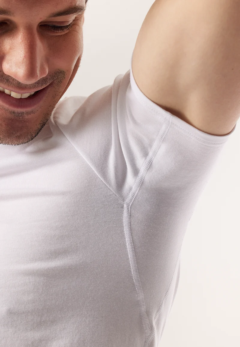 T-Shirt V-Ausschnitt Weiss - Premium Cotton