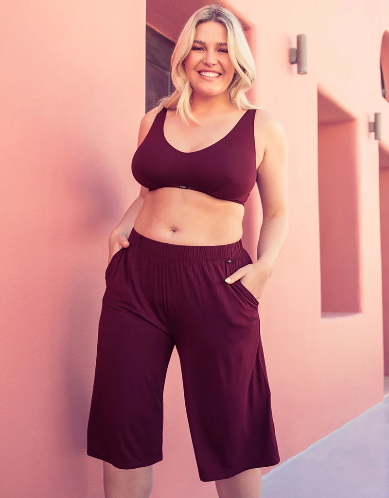 Curvy Kate Softease Cropped Pyjama Bottom Fig