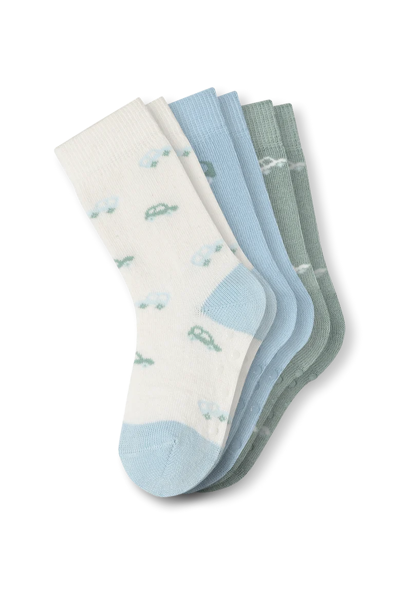 Stoppersocken Baby 3er-Pack Bunt gemustert - Legwear Baby