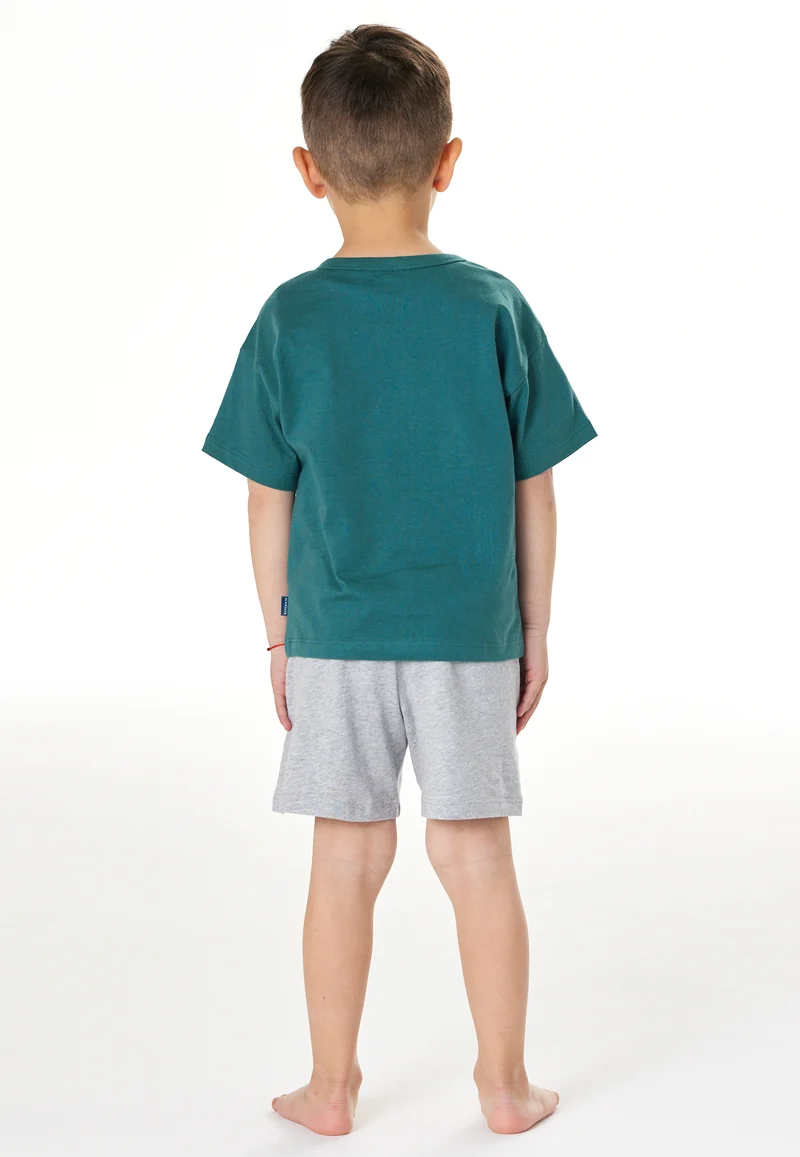 Schlafanzug kurz Grau/Blau - Kids Nightwear