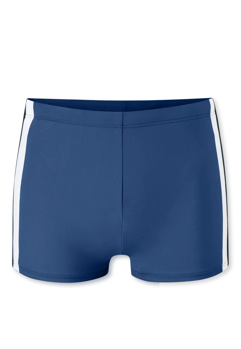 Badehose Blau/Schwarz - Aqua