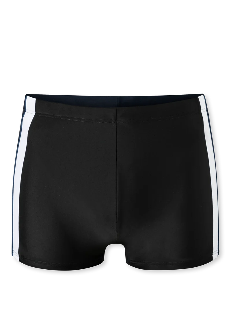 Badehose Schwarz/Blau - Aqua
