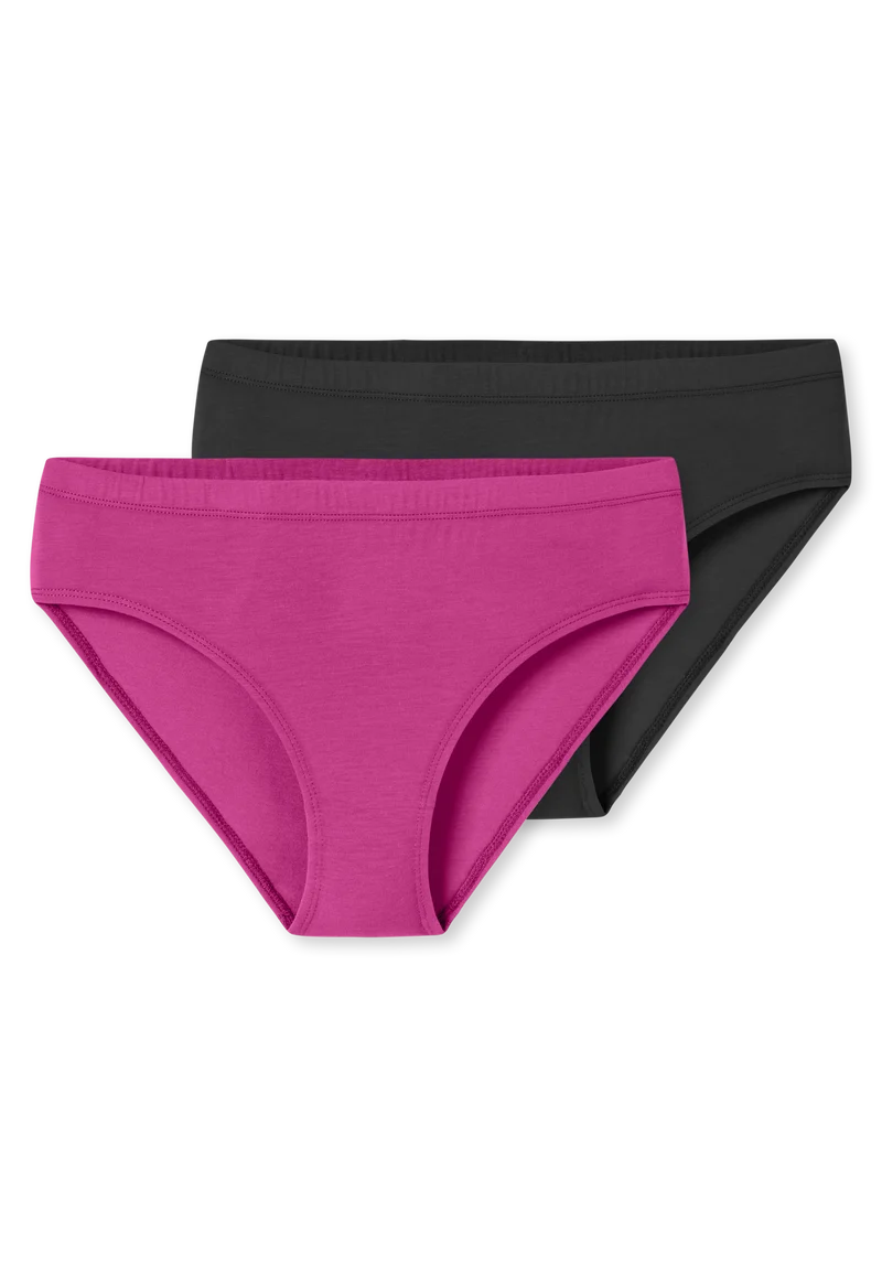 Slip 2er-Pack Schwarz/Pink - Fresh Vibe