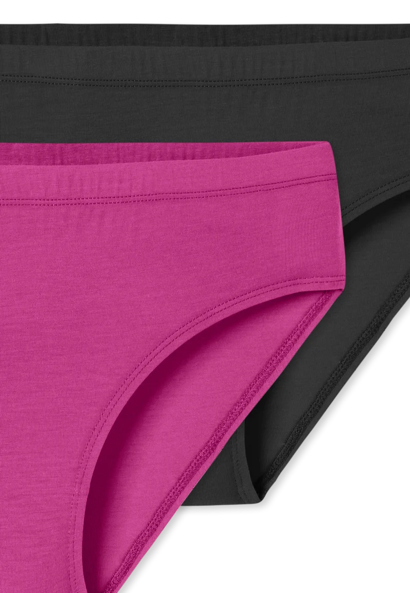 Slip 2er-Pack Schwarz/Pink - Fresh Vibe
