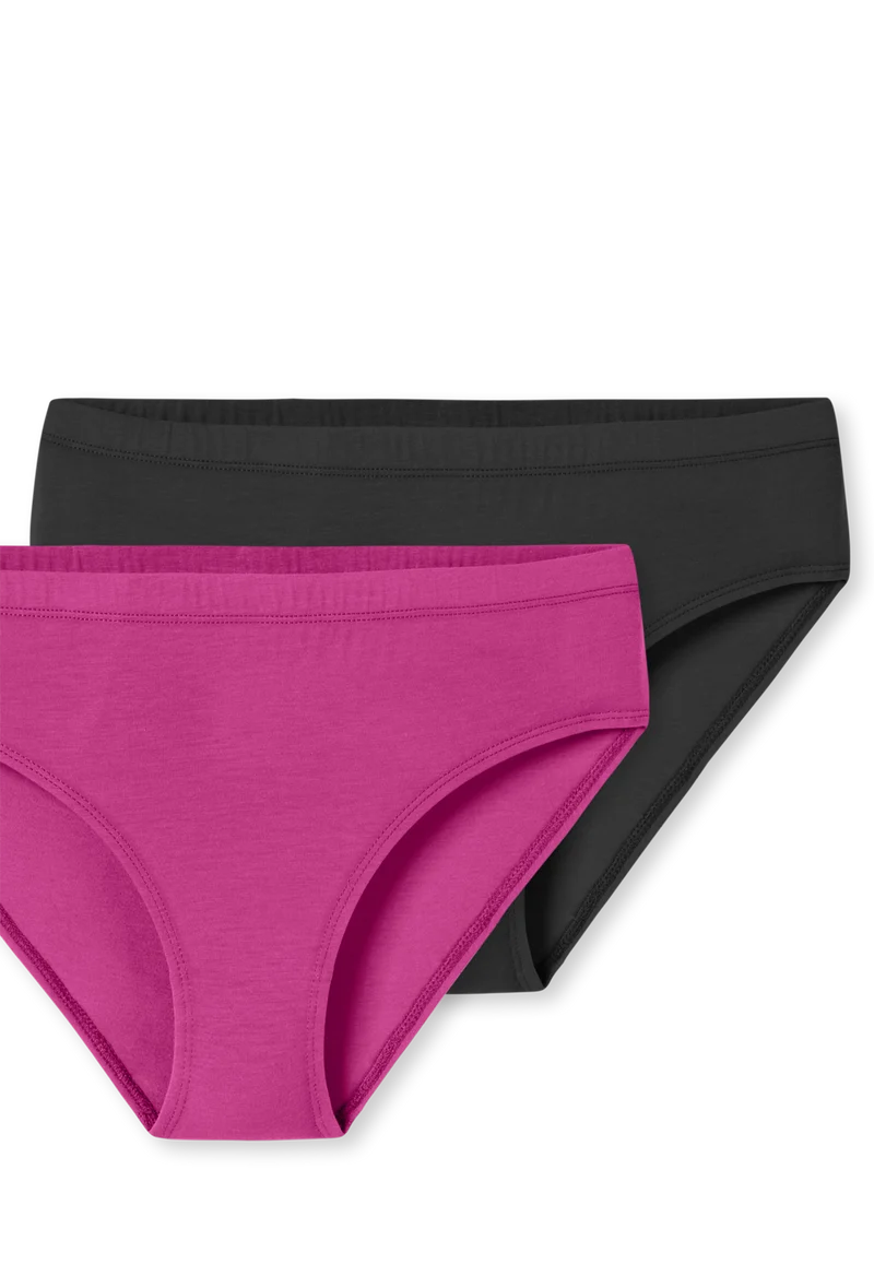 Slip 2er-Pack Schwarz/Pink - Fresh Vibe