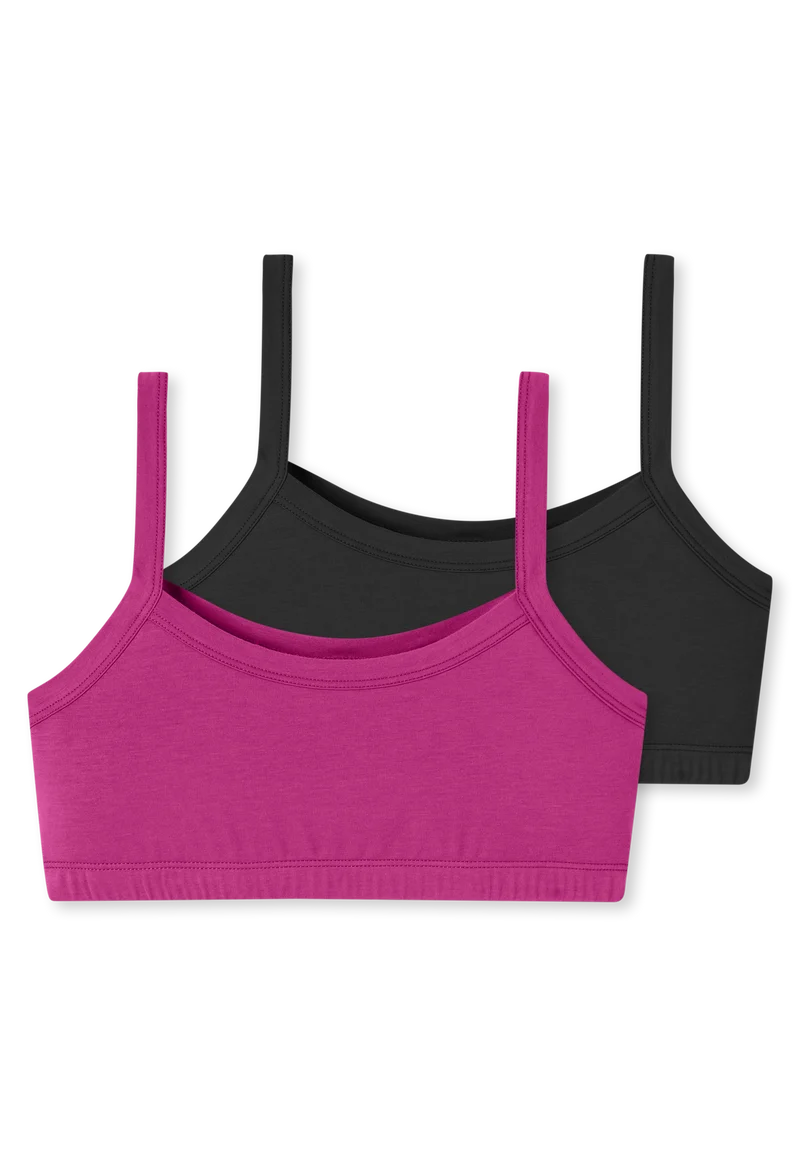 Bustier 2er-Pack Pink/Schwarz - Fresh Vibe