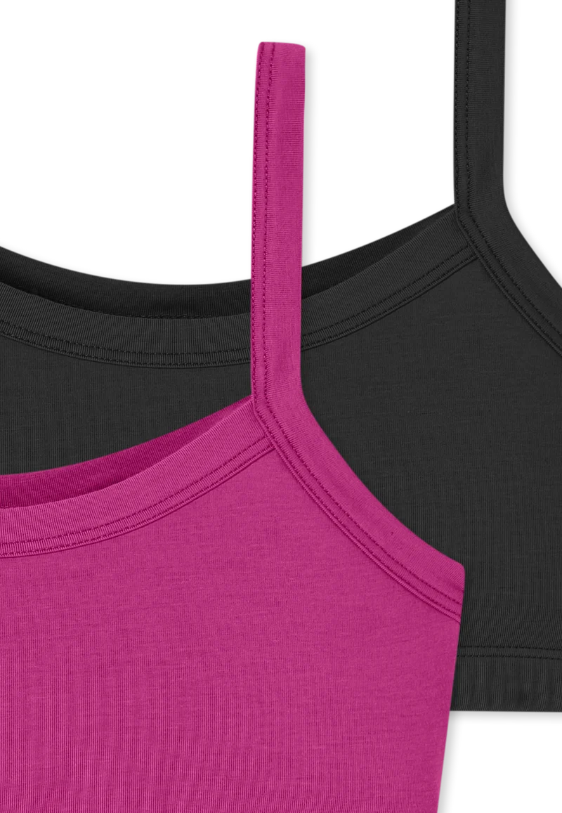 Bustier 2er-Pack Pink/Schwarz - Fresh Vibe