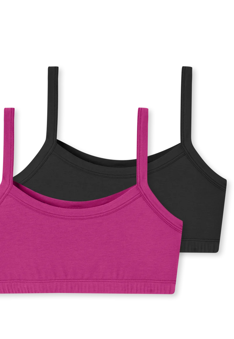 Bustier 2er-Pack Pink/Schwarz - Fresh Vibe