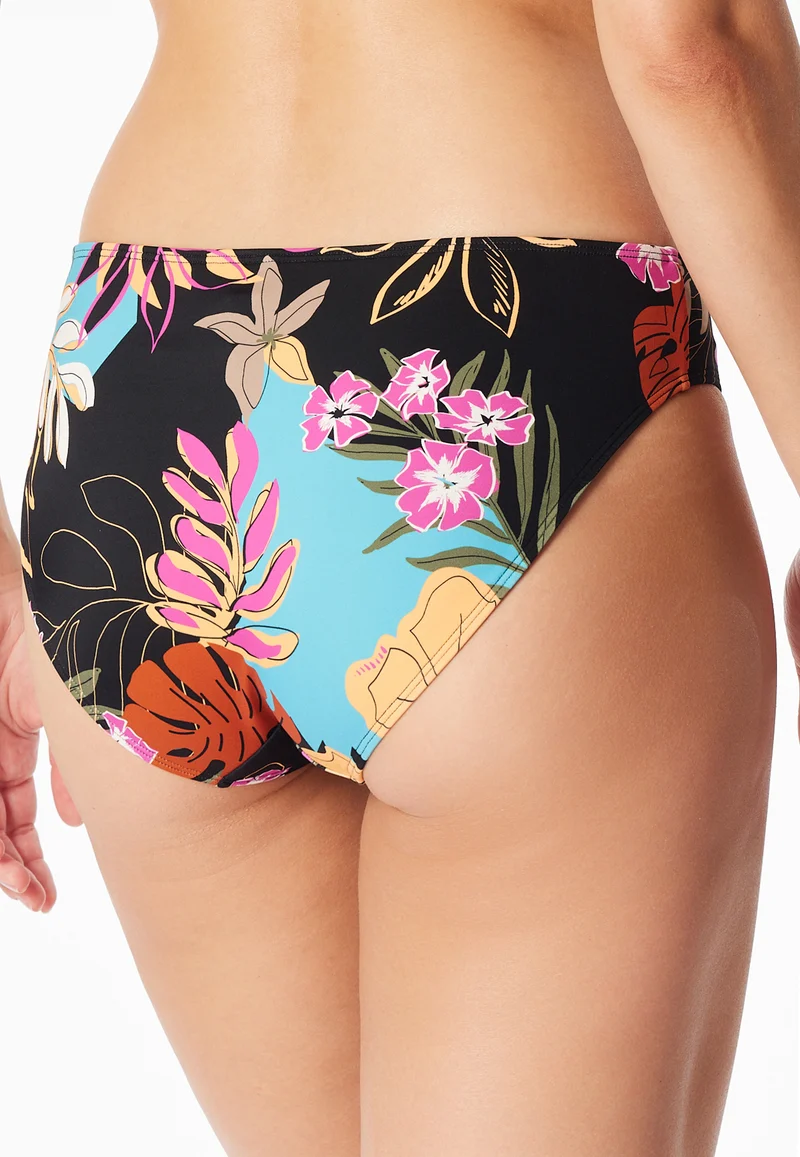 Bikinislip Bunt gemustert - Aqua