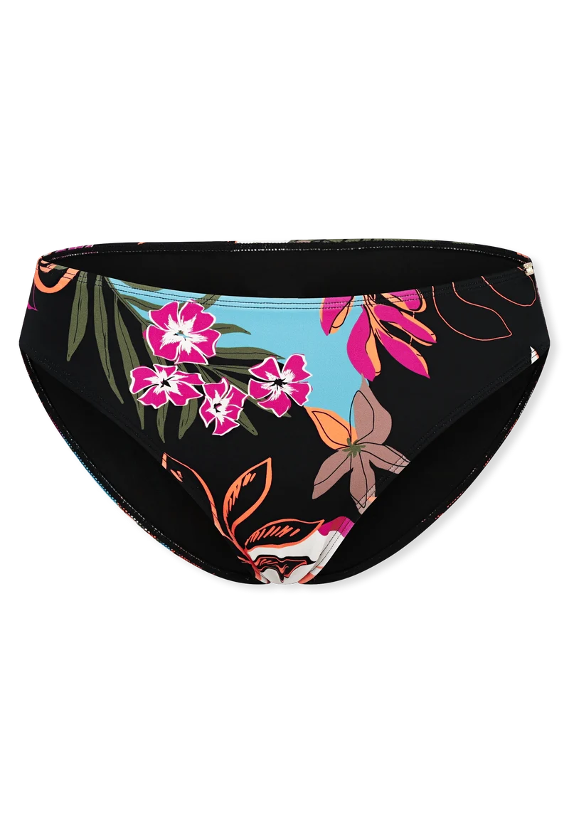 Bikinislip Bunt gemustert - Aqua