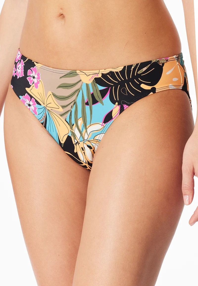 Bikinislip Bunt gemustert - Aqua