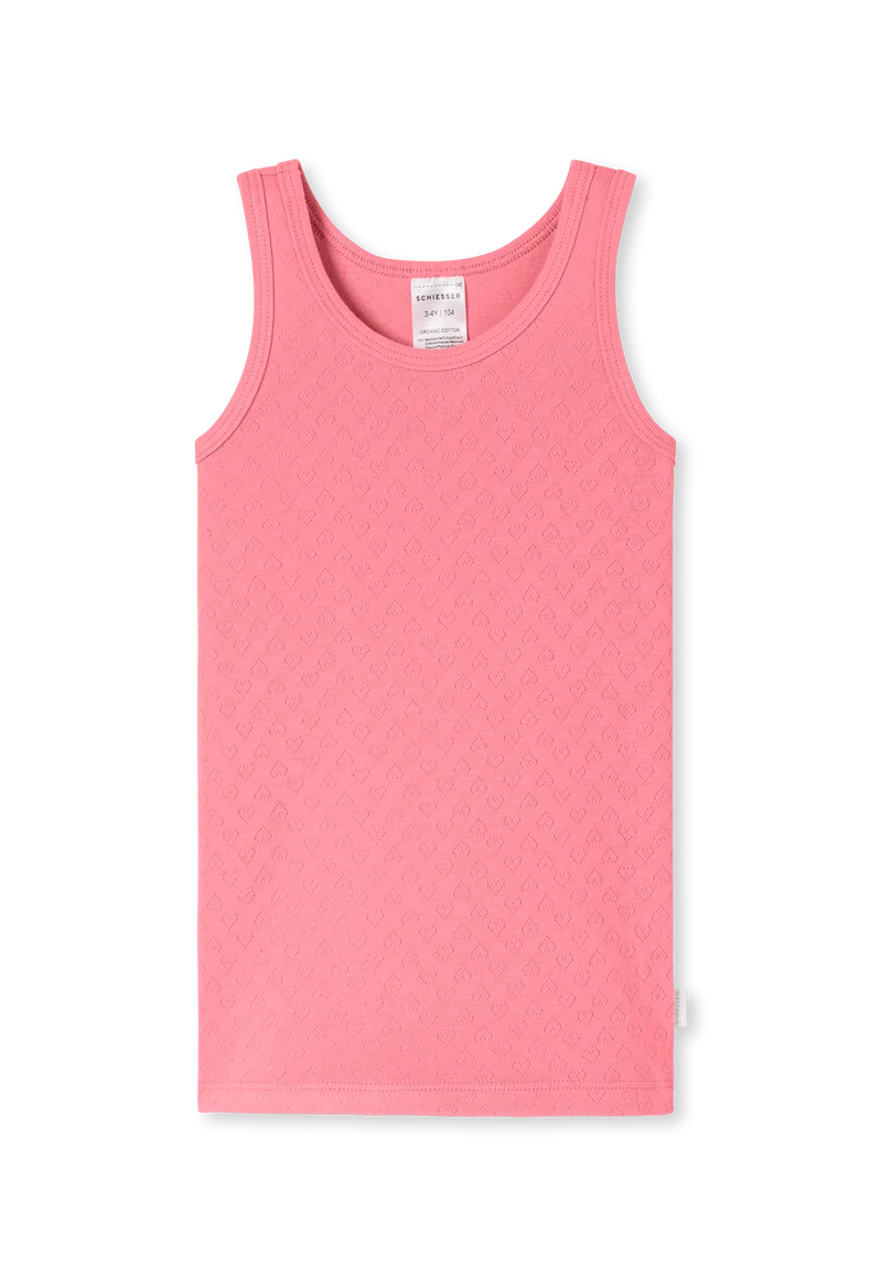 Unterhemd Feinripp Pink - Ajourée