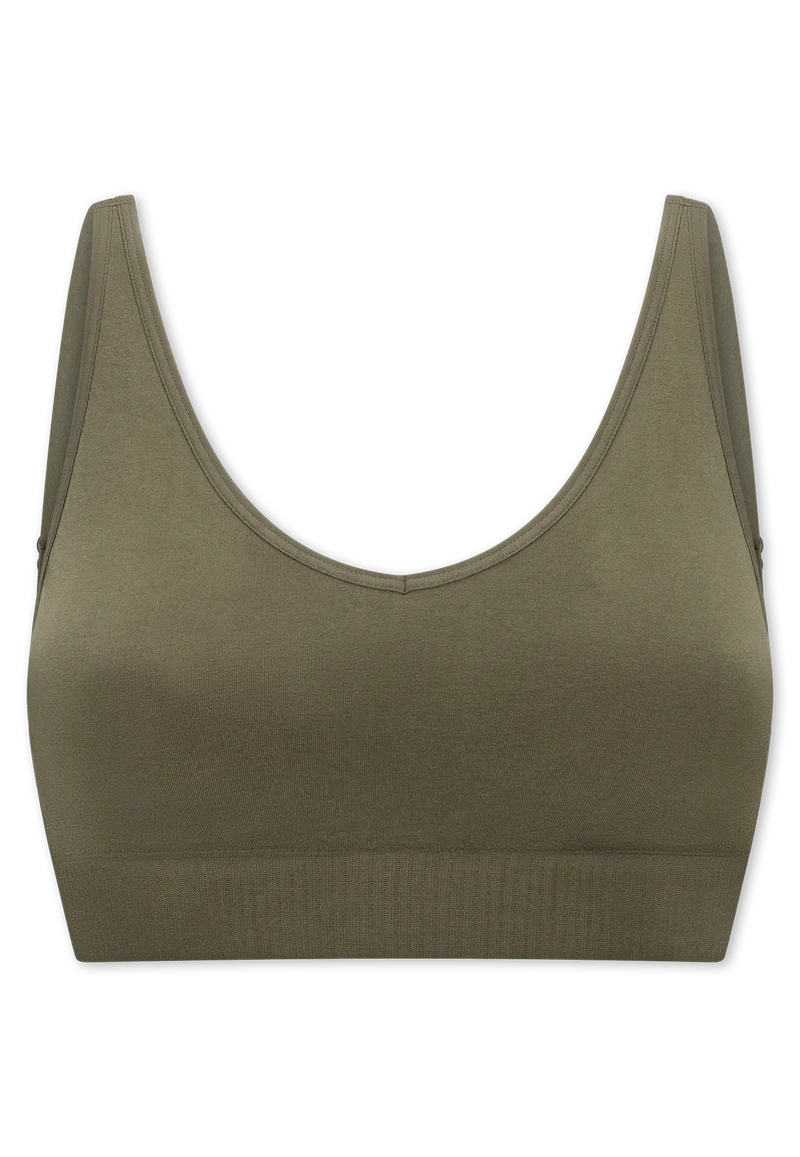 Soft-BH herausnehmbare Pads Khaki - Classic Seamless