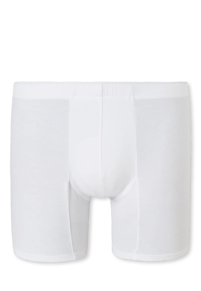 Enge Boxershorts lang Weiss - Premium Cotton