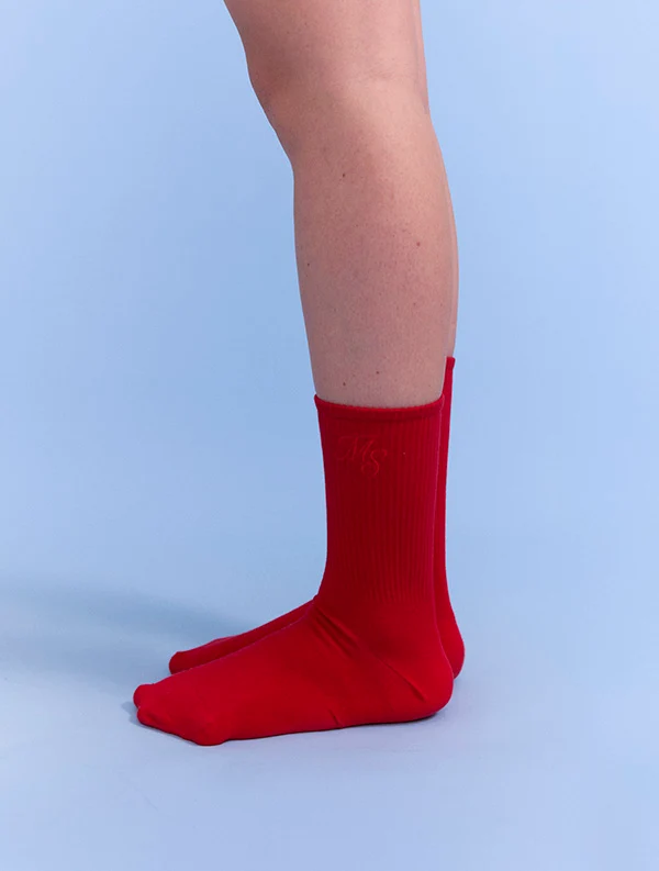 Chaussettes Barefoot Zola - Red-Cherry