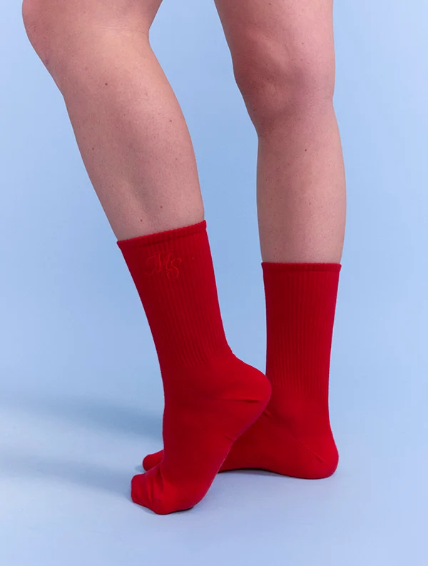 Chaussettes Barefoot Zola - Red-Cherry