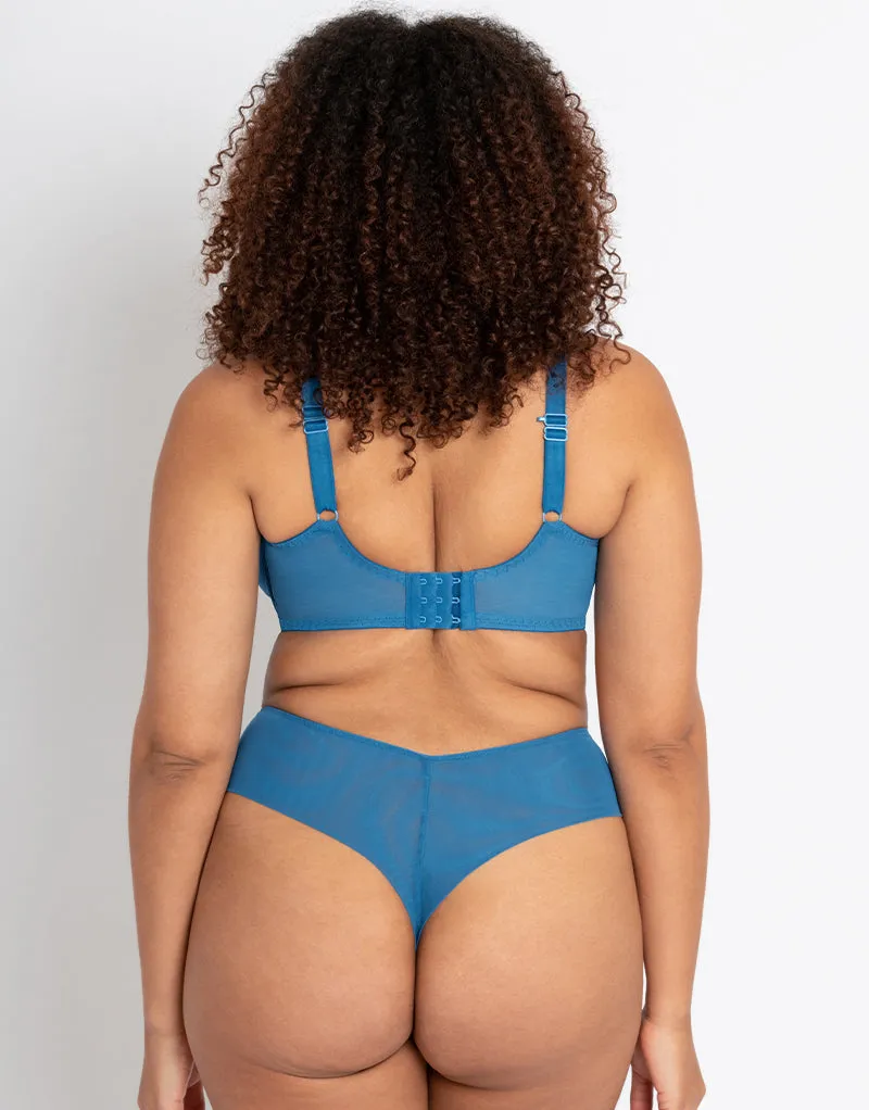Curvy Kate Centre Stage Deep Thong Blue