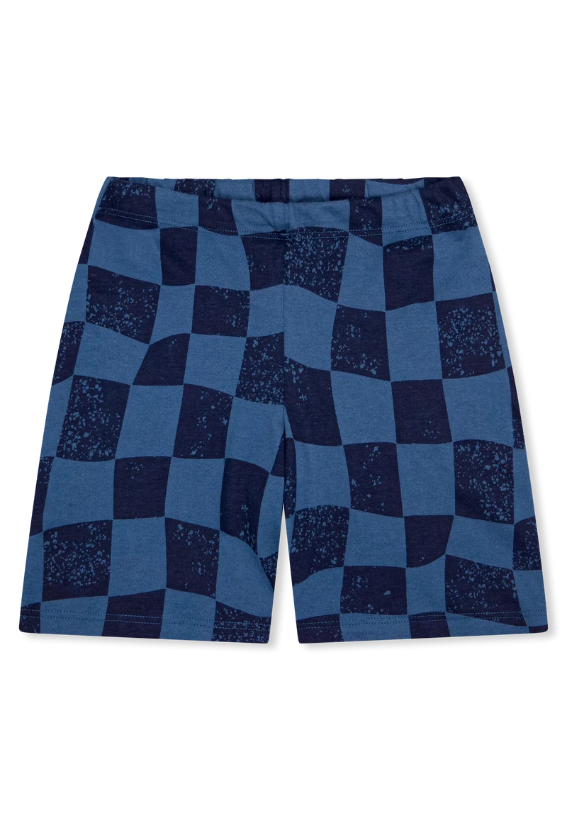 Schlafanzug kurz Blau gemustert - Kids Nightwear
