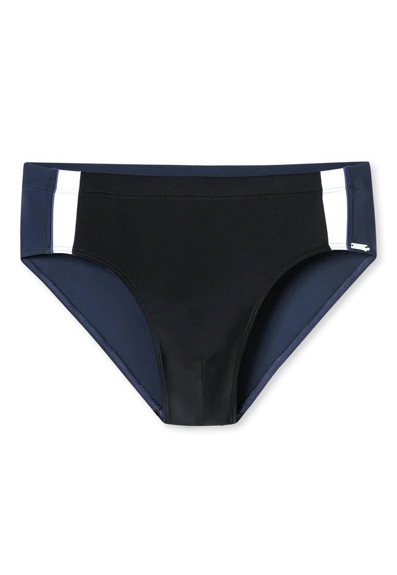 Badehose Schwarz/Blau - Aqua