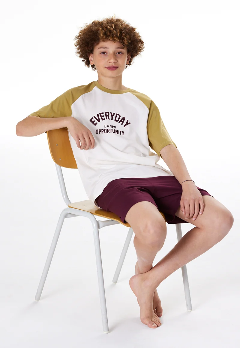 Schlafanzug kurz Bunt gemustert - Teens Nightwear