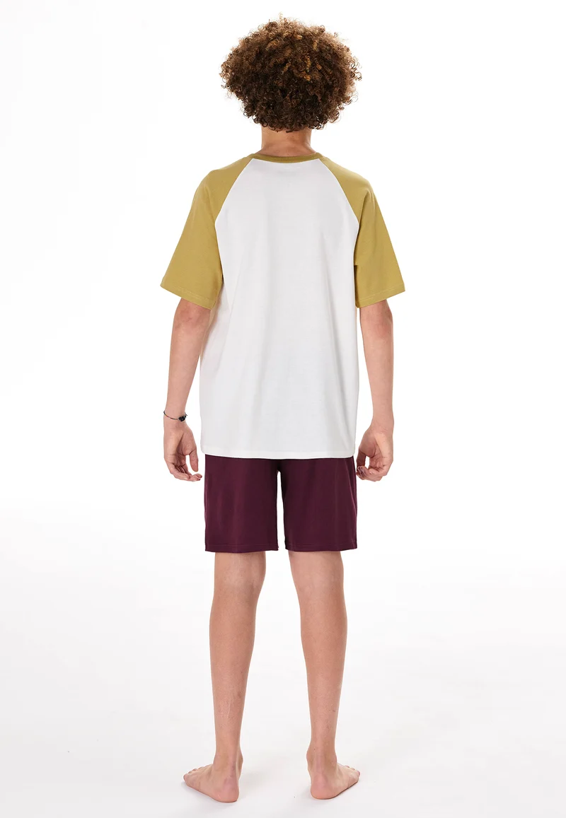 Schlafanzug kurz Bunt gemustert - Teens Nightwear